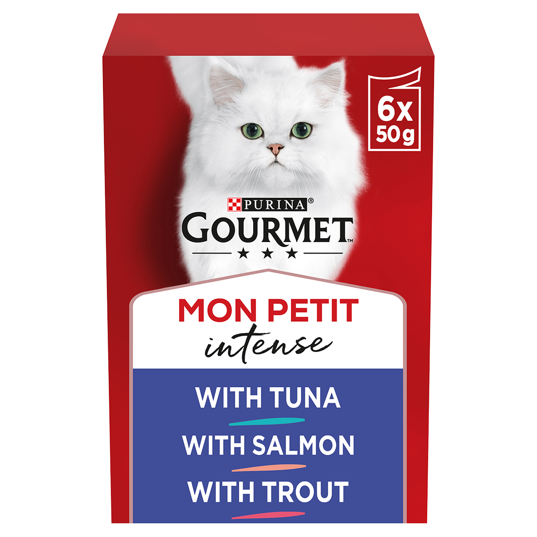 GOURMET Mon Petit Tuna Salmon Cat Food Purina